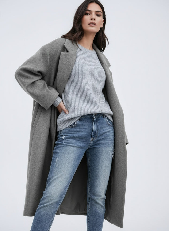 Long Woolen Winter Coat
