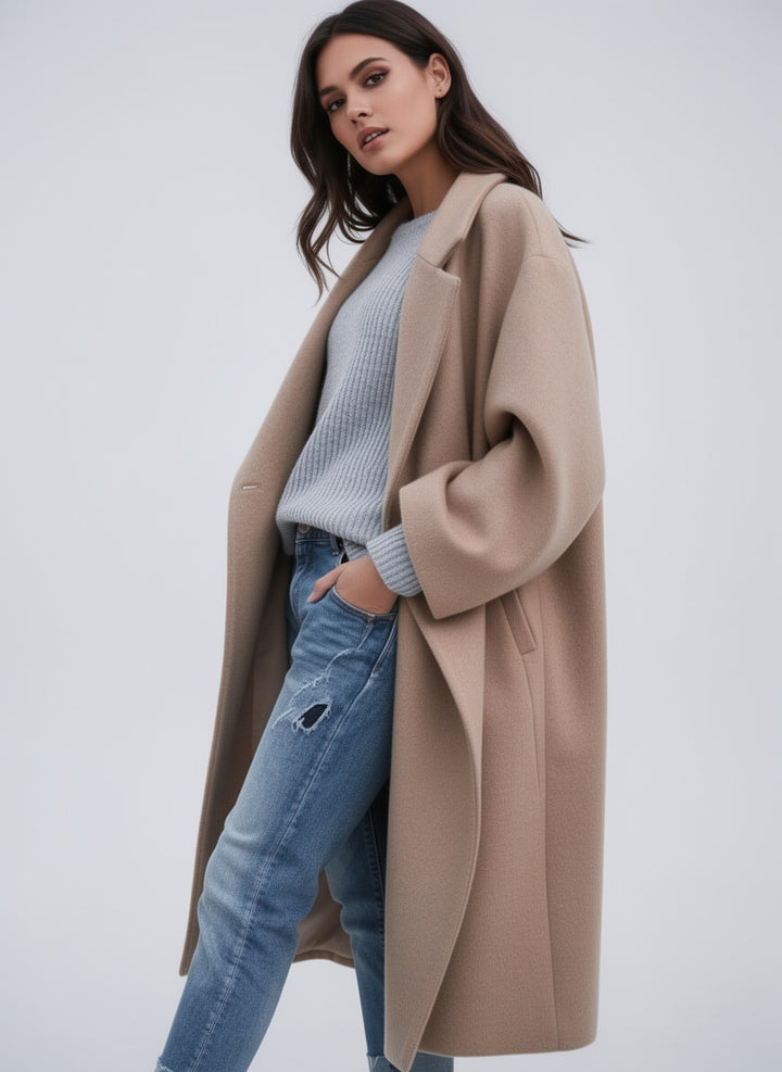 Long Woolen Winter Coat