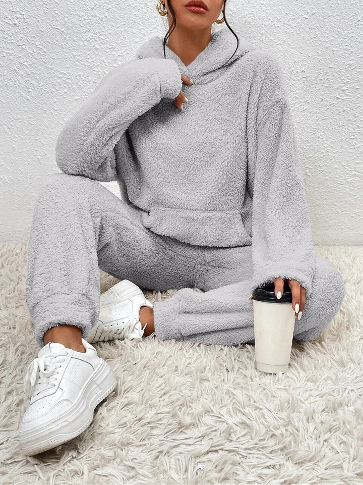 Soft Fleece Two-Piece Lounge Set