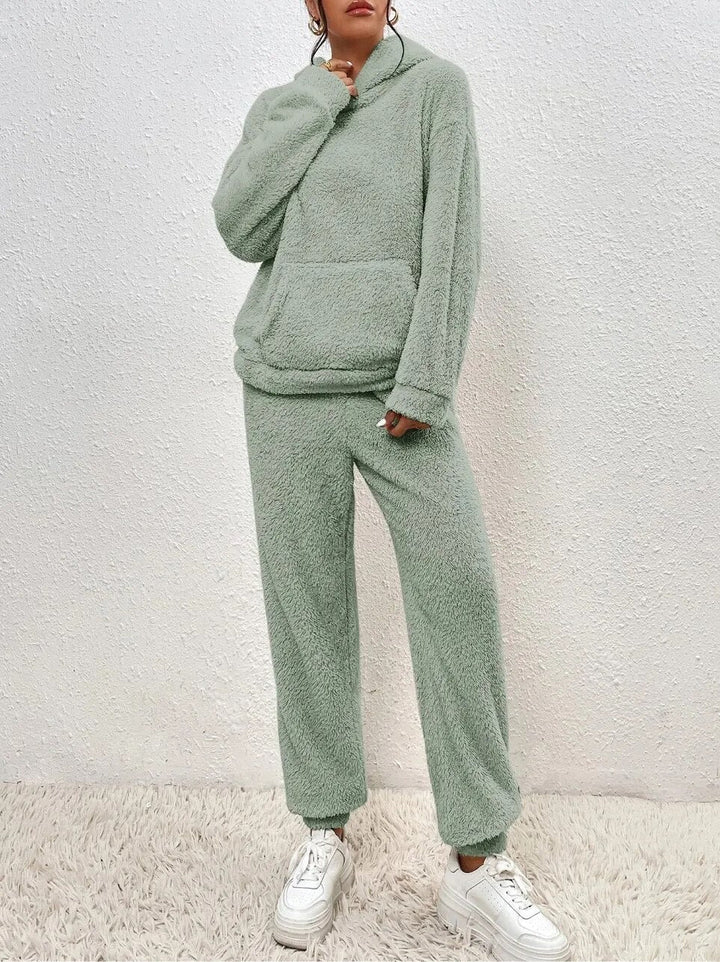 Soft Fleece Two-Piece Lounge Set