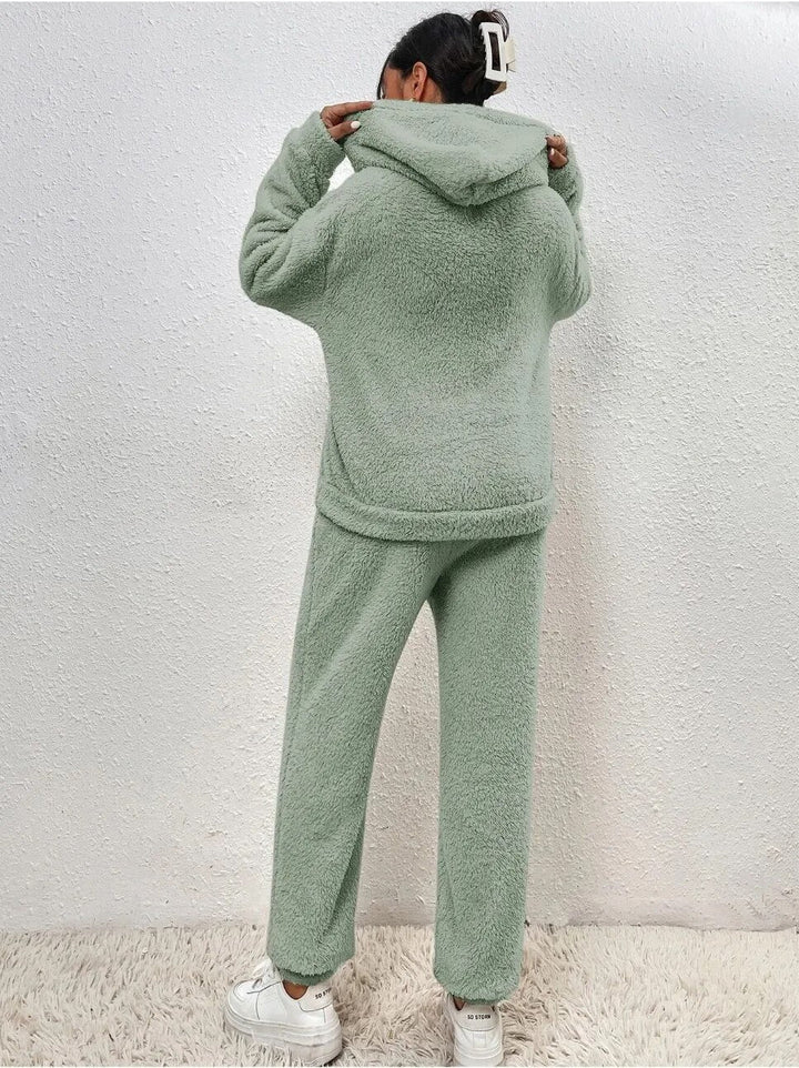 Soft Fleece Two-Piece Lounge Set