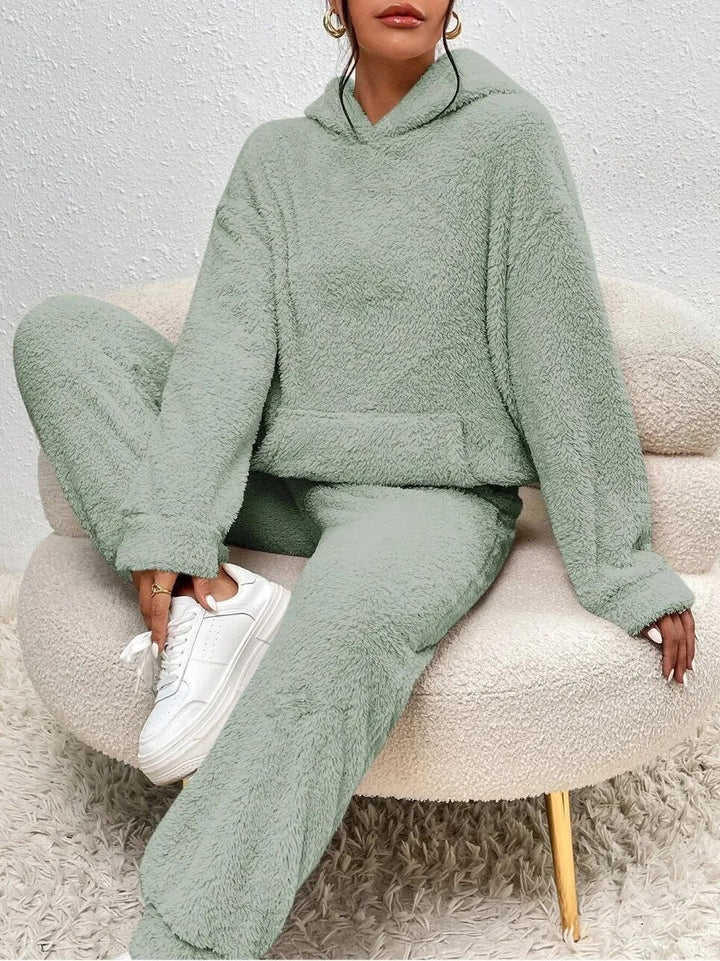 Soft Fleece Two-Piece Lounge Set