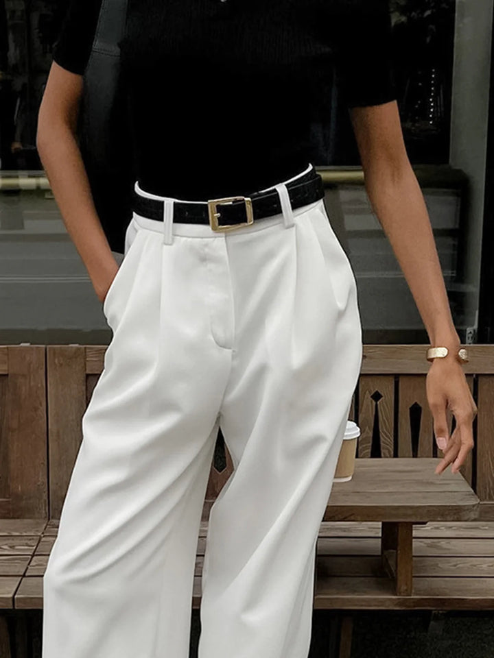 High Waist Wide-Leg Pants
