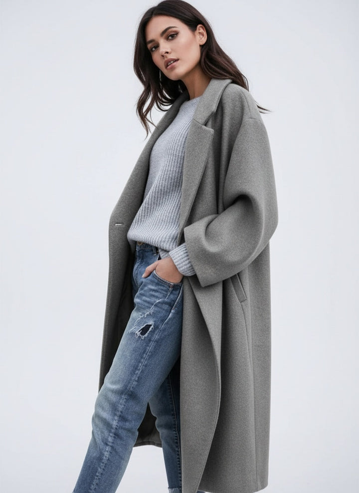 Long Woolen Winter Coat