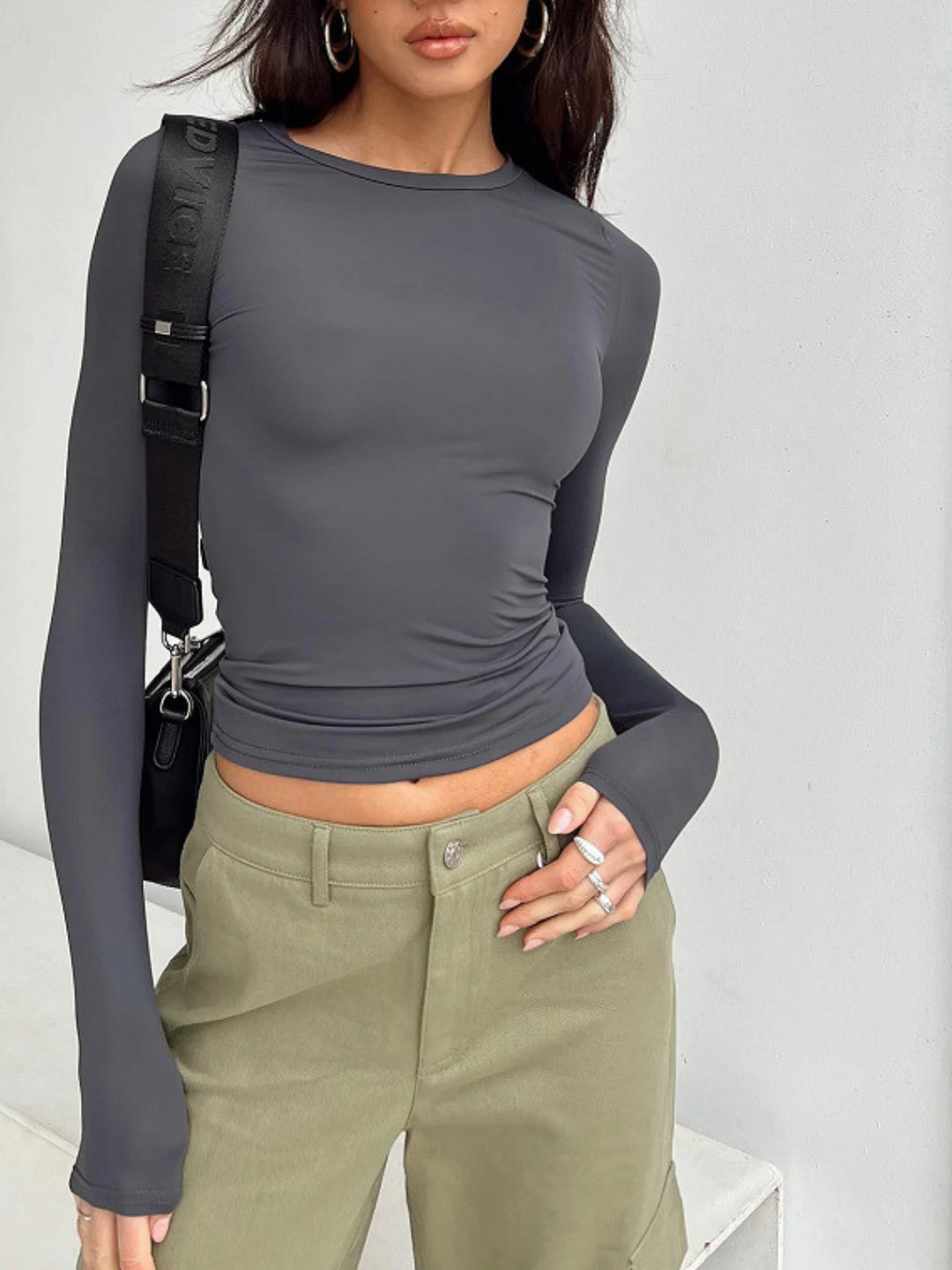 Slim Long-Sleeve O-Neck Base Tee